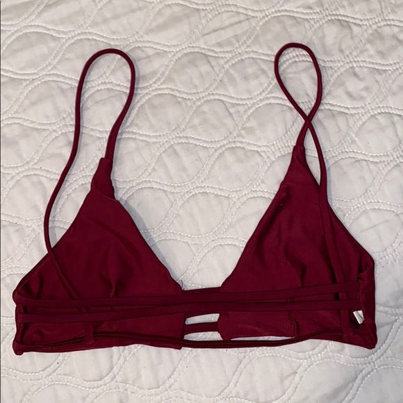 Maroon bikini top - Picture 2 of 2